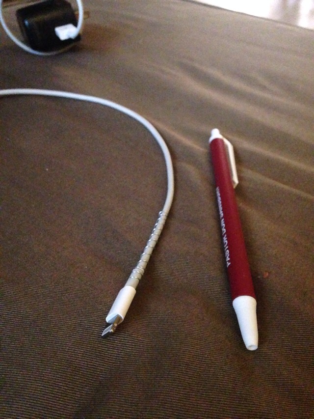 Do Your Chargers Always Break? Put A Spring From A Pen On It To Keep It