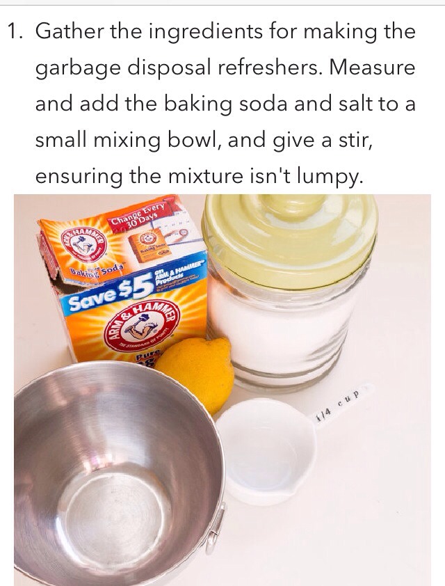 Make Garbage Disposal Cleaning Bombs From Household Items Trusper
