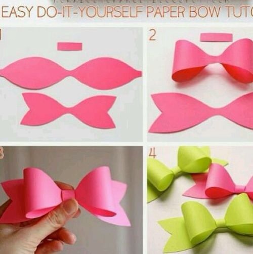 Cute Decoration Bow Out Of Tissue Paper Trusper