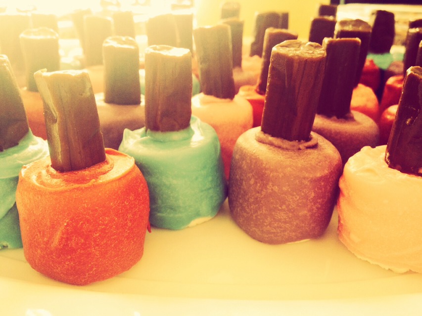 Nail Polish Made Out Of Marshmallows And Tootsie Rolls Just Add Food