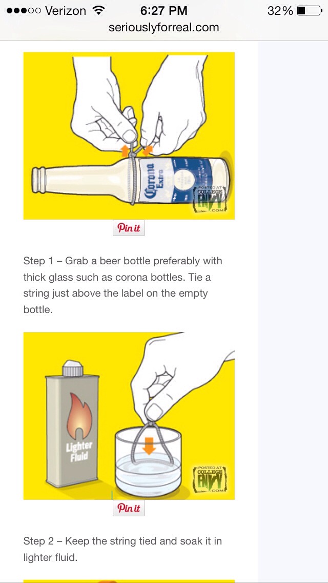 How To Turn Beer Bottle Into Cool Drinking Glass Trusper