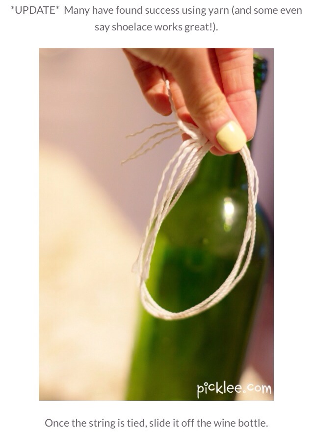 DIY> How to Cut a Wine Bottle Trusper