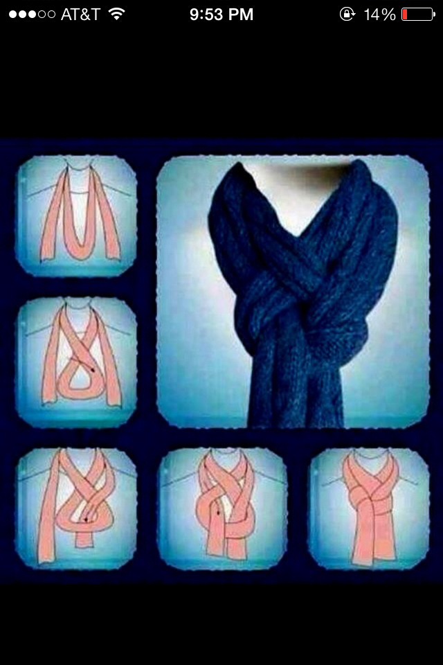 Cute Way To Wear Your Scarf Trusper