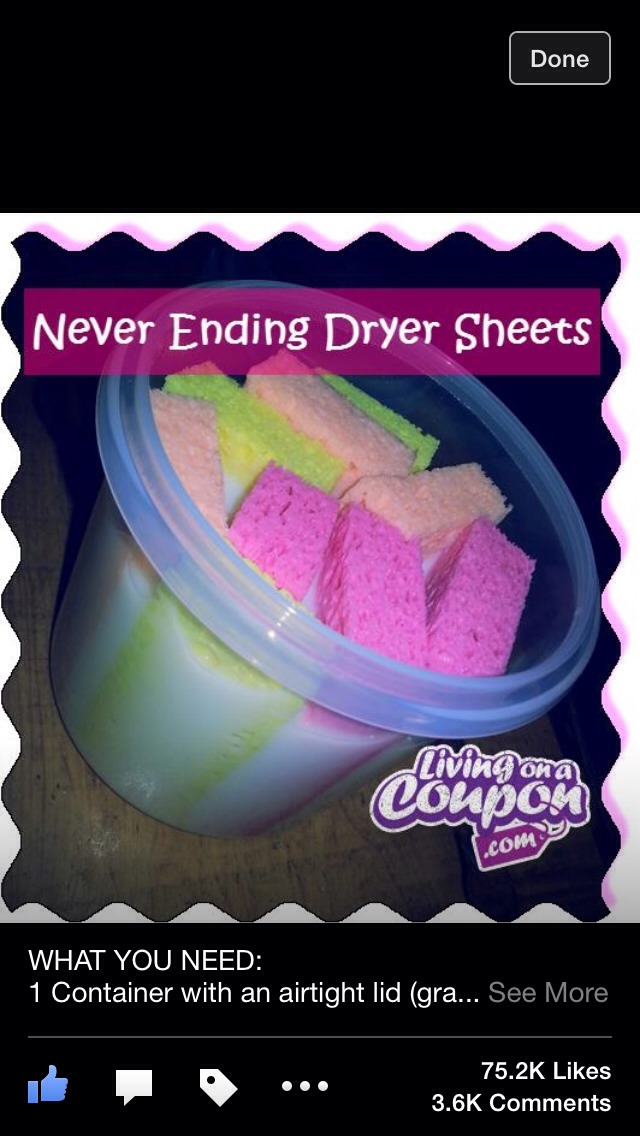 Fabric Softener And Sponges Make Great Dryer Sheets! Trusper